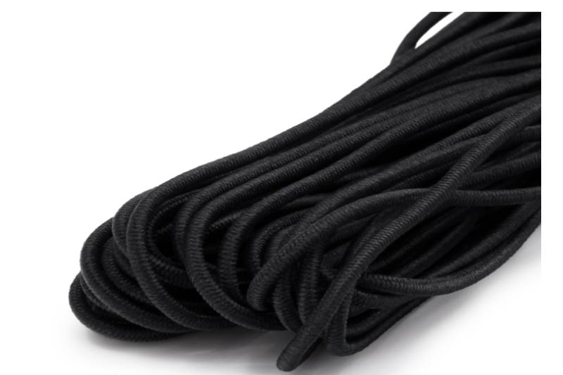 Cord Elastic – Black (Per Yard)