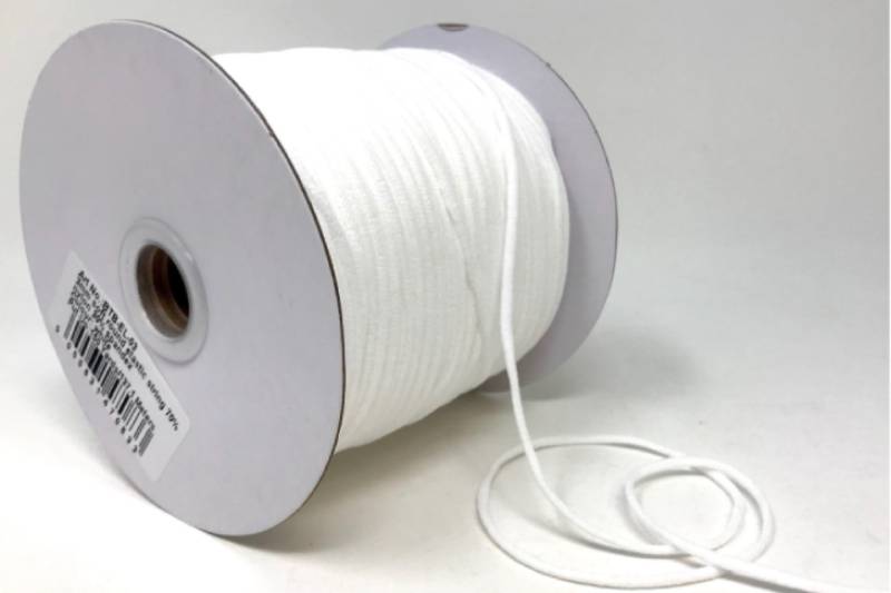 Cord Elastic – White (Per Yard)